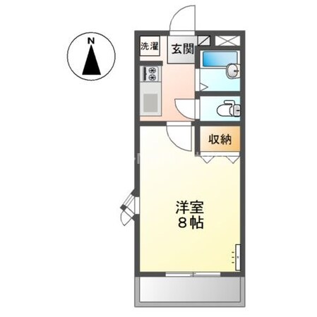 メゾンモンパルナスの物件間取画像